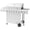 Silver, variant on Megamaster 4-Burner Gas Grill with Side Burner & Grill Cover, 52,000 BTUs, 568 SQ. In. Cooking Area, Propane BBQ Grill with Stainless Steel Panel for Outdoor Cooking, Patios, and More - 720-0804HK