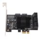 thumbnail image 1 of Tarjeta de expansión PCIE de 8 puertos, disipación de calor estable, práctica y compacta, suministros informáticos para servidores Win, 1 of 12