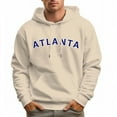 thumbnail image 4 of Men's 100% Cotton ATLANTA Hoodie 330g Thick Pocket Hood, 4 of 16