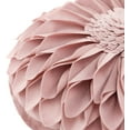 thumbnail image 5 of JWH 3D Handmade Aesthetic Decorative Velvet Flower Throw Pillows Sunflower Pillow Soft for Bedroom Couch Bed Decor 14inch Dusty Pink, 5 of 7
