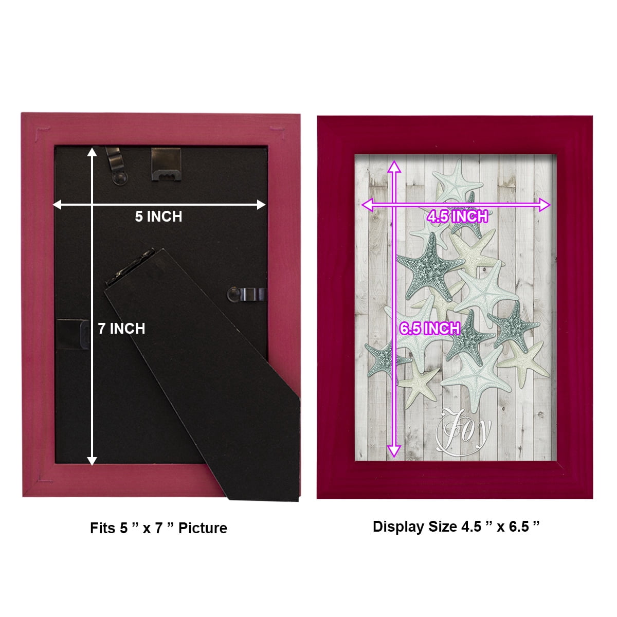 Coastal Christmas III -Framed Print w/glass-Cherry Red