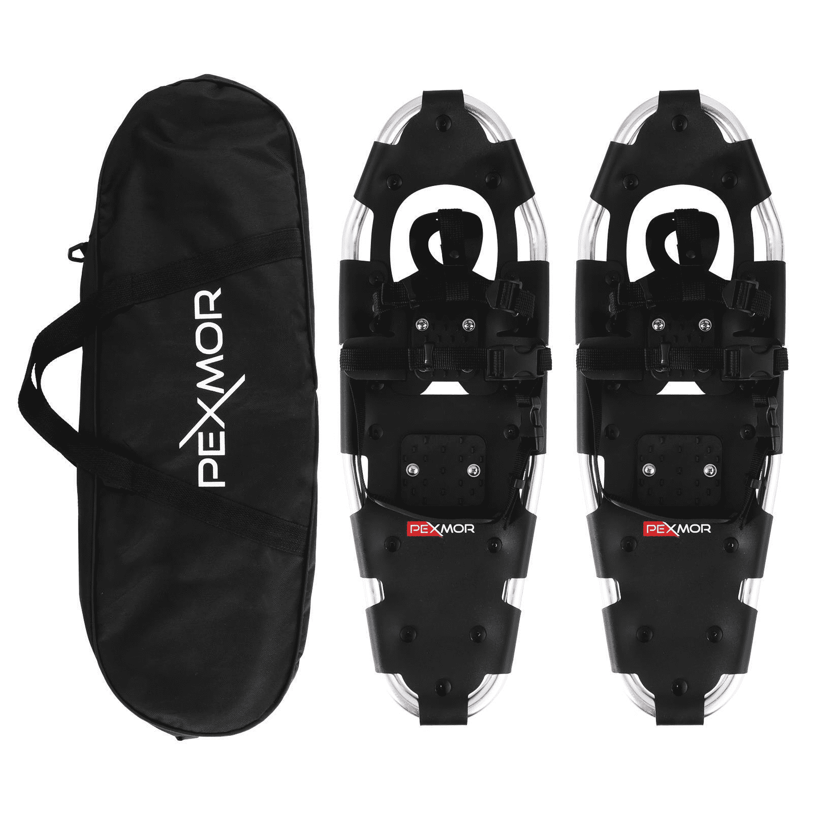 PEXMOR 21/25/28/30'' Lightweight Snowshoes for Men Women Youth Kids