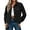 Black, variant on Fashion Jackets for Women Casual Cropped Shackets Fall Button-up Shirts Corduroy Tops