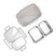 thumbnail image 1 of Fiambrera De Acero Inoxidable, Contenedores Portátiles Para Almacenamiento De Alimentos, Fiambrera De Metal De 1,2 L Con 2 Compartimentos, Mantiene La Comida Caliente Y Sabrosa,, 1 of 7