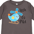 thumbnail image 4 of Inktastic Little Co-Pilot- cute helicopter Boys or Girls Long Sleeve Toddler T-Shirt, 4 of 5