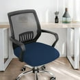 thumbnail image 3 of Elastic Stretch Office Chair Covers Super Fit Polyester Slipcovers for Computer Desk Chairs, Anti-Dust Removable Washable Seat Protector Cover for Home Office Kitchen Dining Furniture, 3 of 6