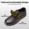thumbnail image 3 of Fittington Men's Wide Width Casual Business Leather Shoes, Diabetic Shoes with Arch Support, Slip-Resistant, 3 of 11