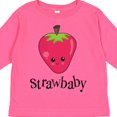 thumbnail image 4 of Inktastic Cute Strawberry Strawbaby Boys or Girls Long Sleeve Toddler T-Shirt, 4 of 5