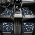 thumbnail image 6 of Daiia Cherry Blossoms on Navy Background Printed Car Floor Mats Set of 4, Durable Non Slip Auto Floor Carpet, Car Interior Carpets Proof Foot Pads Anti-Slip Cushion Automoetive Accessories, 6 of 6