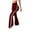 Wine #048, variant on Womens Yoga Pants High Waist Flared Leggings Bootcut Gym Workout Bottoms Tummy Control Athletic Soft Trousers Coffee M