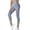 Blue, variant on Women's High Waisted Mesh Panel Leggings Stretchy Workout Yoga Pants Athletic Tights