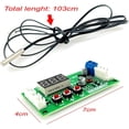 thumbnail image 2 of Digital PWM Driver Module, DC 12V 24V 48V PWM 4-Wire Fan Temperature Controller Speed Governor Display Module for PC Fan, PWM Temp Module, 2 of 8