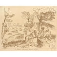 thumbnail image 3 of George Knapton 24x20 Black Modern Framed Museum Art Print Titled - Desert Scene (1740), 3 of 5