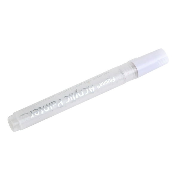 12-Color Acrylic Paint Marker Pen, 0.7Mm Odorless Water-Based Paint for Rock, Glass, And Craft Writing White