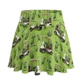 thumbnail image 5 of Jeiento Pickle Workout Skorts for Women Plus Size Golf Ball Print High Waisted Tennis Skirt with Short 2 in 1 Summer Mini Golf Hiking Running Shorts with Pocket Size S, 5 of 7