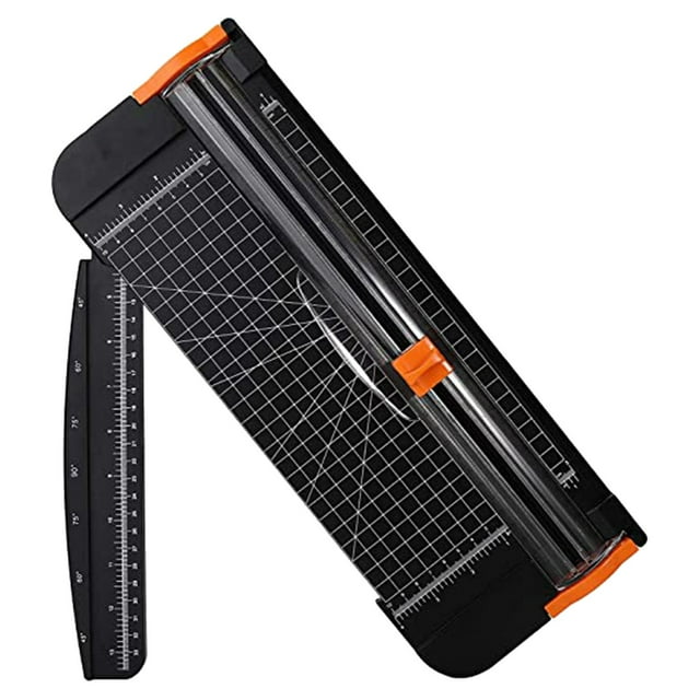 AQITTI Paper Cutter, Paper Trimmer With Safety Guard, 16" Cut Length Paper Slicer Paper Cutting Board,Guillotine Paper Cutters and Trimmers for Cardstock Cardboard Vinyl