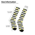 thumbnail image 5 of Bingfone Compression Socks For Women And Men Long Socks For Running Athletic Cycling Nurse-Lemon, 5 of 9