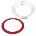 thumbnail image 4 of Embellecedor de la cubierta del anillo del volante del coche para Octavia A7 A5 Rapid Fabia Superb 2012?2016 Plata, 4 of 8