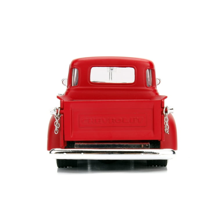 Just Trucks 1:24 1953 Chevy Pickup Die-cast Car Red Orange