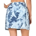 thumbnail image 3 of Little Donkey Andy Women's Athletic Skort Skirts UPF 50+ Quick Dry Golf Tennis Causal Skirt with Pockets Gray Floral M, 3 of 7