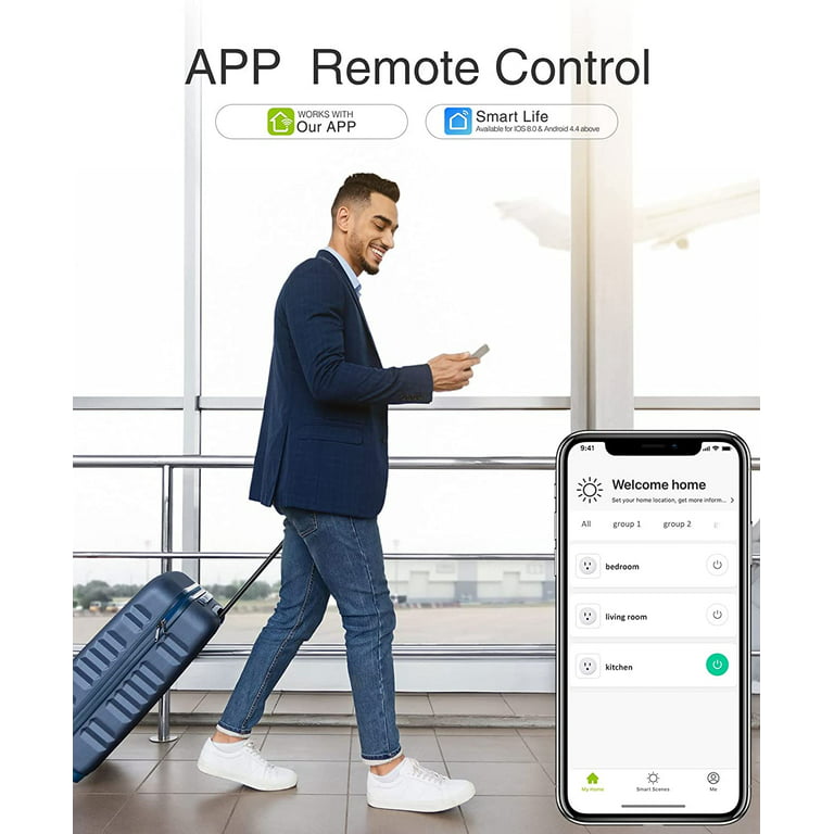Gosund WP3 Mini Smart Plug Smart Life App Remote Control Work With