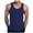 Dark Blue, variant on HAiming Mens Tank Top Undershirt Casual Gym Muscle Workout Tank Tops Lightweight Quick Dry Sleeveless Shirt