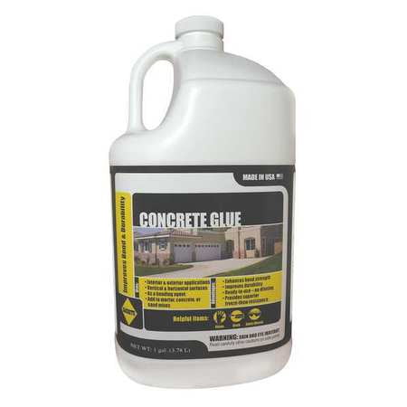 1 gal. White Dries to Clear Concrete Glue SAKRETE (Best Glue For Carpet To Concrete)