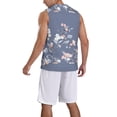 thumbnail image 5 of Rocae Watercolor Flowers Butterfly for Men's Basketball Jersey Lightweight and Breathable Athletic Tank Top,Quick-Drying Sports Jersey 4X-Large, 5 of 9