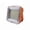 A004- Orange, variant on Led Flood Light Outdoor, Rechargeable Camping Light, Portable Led Light, Magnetic Work Light, Bright Orange Solar Powered 4X4X2 Inch Square Handheld 1Pc with Built-In Stand for