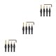 thumbnail image 1 of Scienceny Juego de 4 brocas avellanadoras para carpintería, brocas giratorias de 1/4 pulgadas, cambio rápido, herramientas de repuesto de acero de alta Type1 NO1 Scienceny CBP228871, 1 of 1
