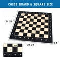 thumbnail image 3 of GSE Games & Sports Expert 21.25" x 21.25" Professional Tournament Chess Board ONLY, 3 of 8
