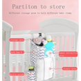 thumbnail image 2 of Hanging Diaper Caddy Organizer Baby Hanging Diaper Stacker with Wipes Pocket Baby Essentials Storage Diaper Stacker for Changing Table Crib Playard, 2 of 5