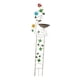 thumbnail image 3 of Baño para pájaros con enrejado para plantas, soporte de hierro para plantas de jardín, pequeño, decorativo para exteriores colibrí, 3 of 8