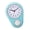 Blue, variant on lanema Space Saving Wall Clock 9Inches Plastic 60 Minutes Visual Kitchen Countdown Timer