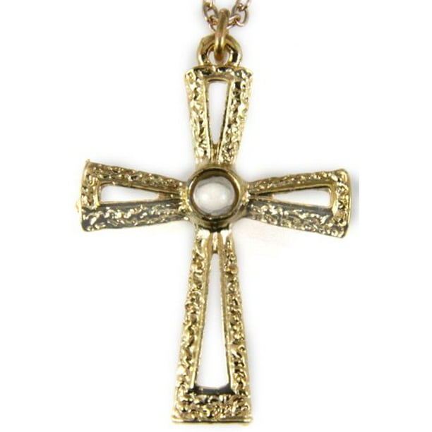 The Quiet Witness Our Father Cross Necklace Lord S Prayer Miniature Com - Our Father Cross Pendant
