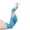 ^Sky Blue, variant on GILIGEGE Long Fishnet Gloves Elastic Lace Arm Sleeves Party Accessory Black Fingerless Hollow 1920S Gloves for Women Gloves Long Fashion Fingerless Length Women's Party Gloves Gloves Black One Size