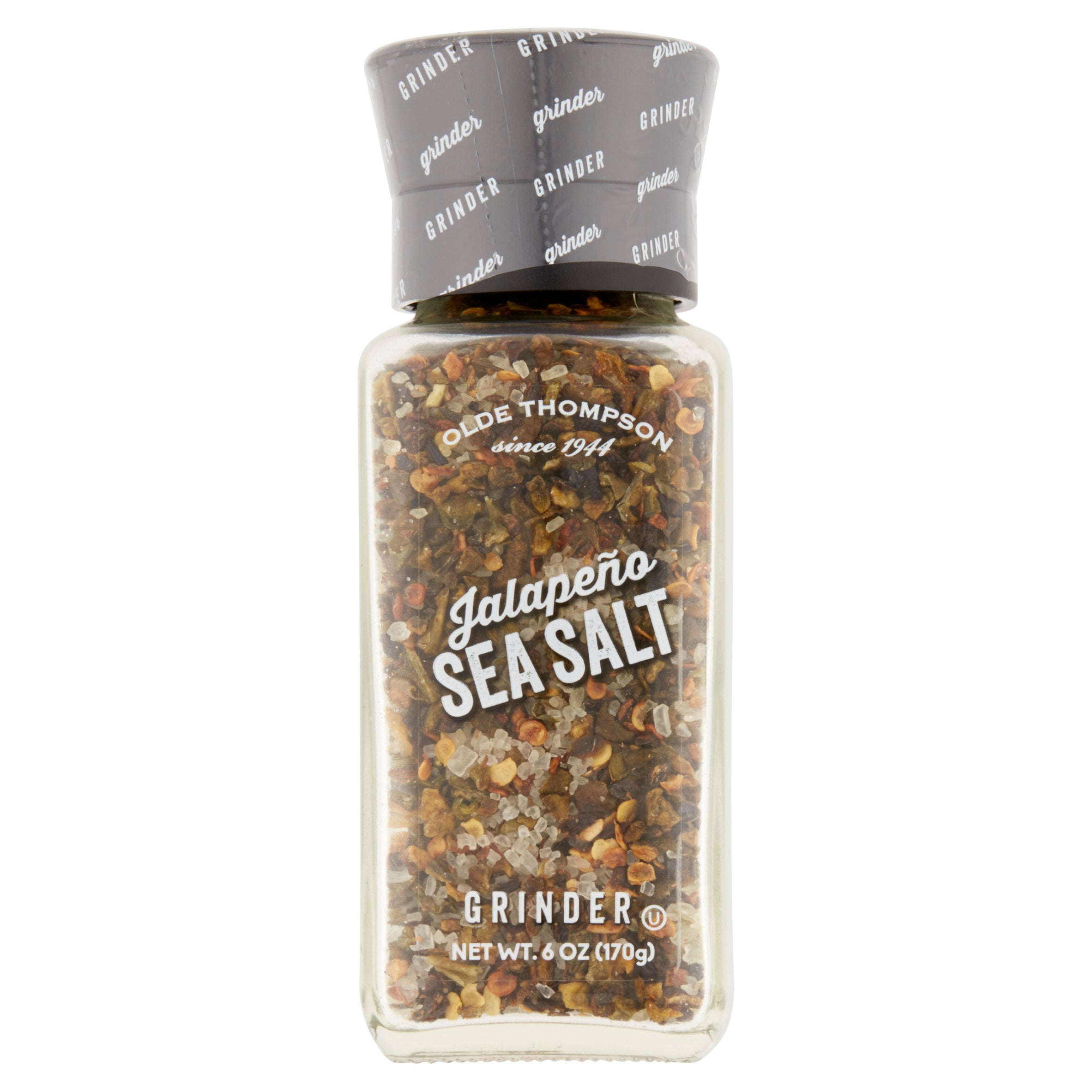 Olde Thompson Jalapeño Sea Salt Grinder, 6 oz