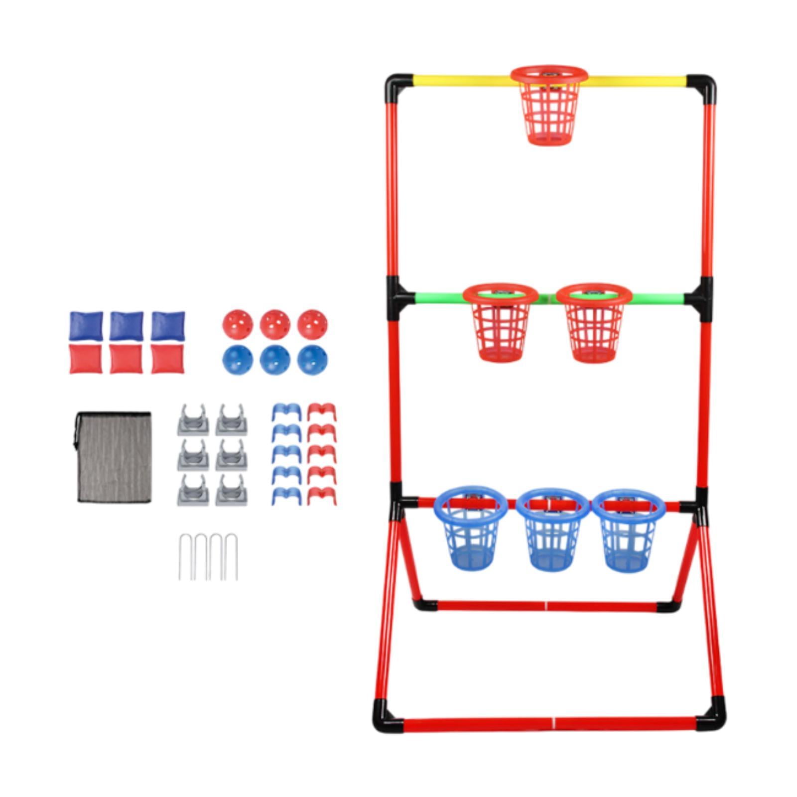 LeeQinersw Bucket Game Throwing Game Indoor Outdoor Garden Party Game for Toddlers