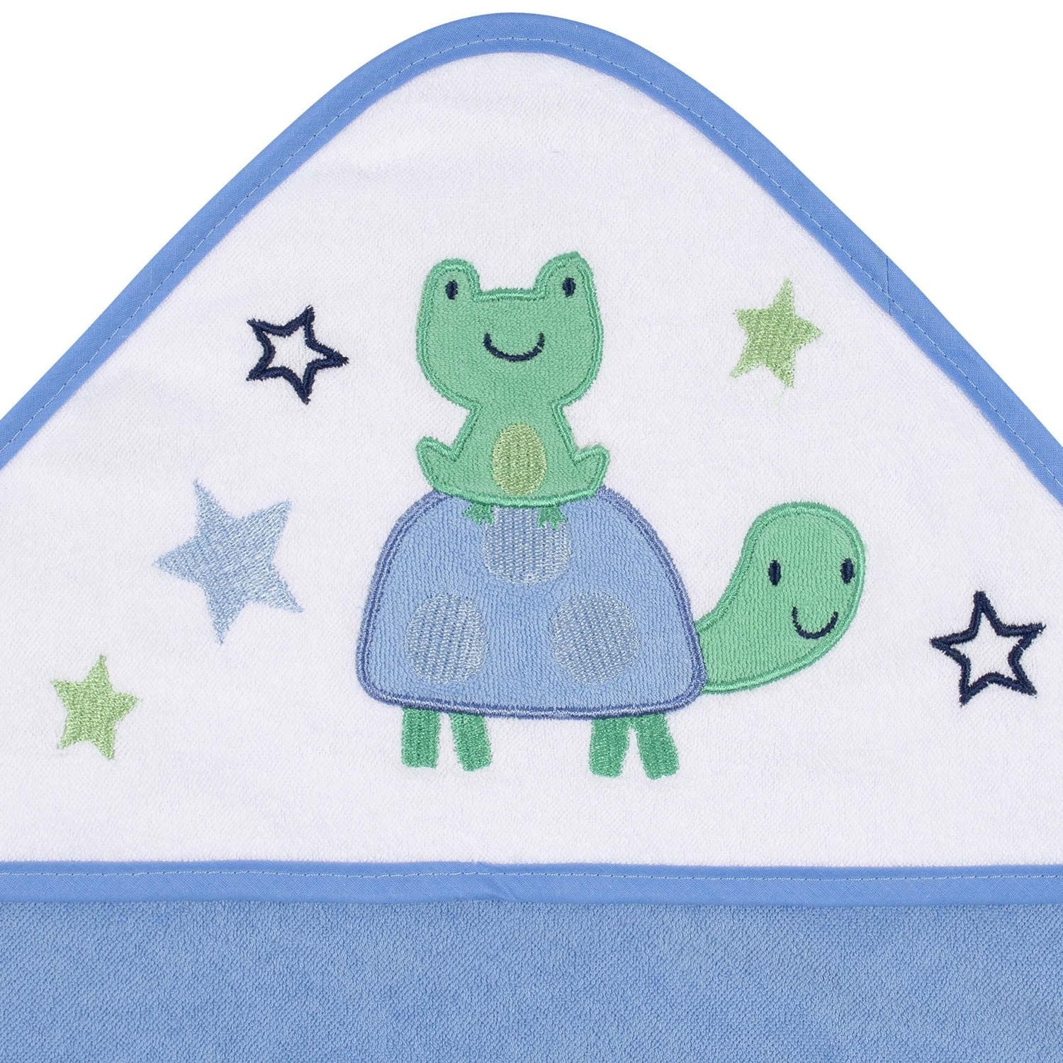 Parent’s Choice Hooded Towel and 5 Washcloths Set, Boy