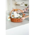 thumbnail image 1 of SMALL OVAL HONEY WILLOW BASKET OVERHANDLE, 1 of 2