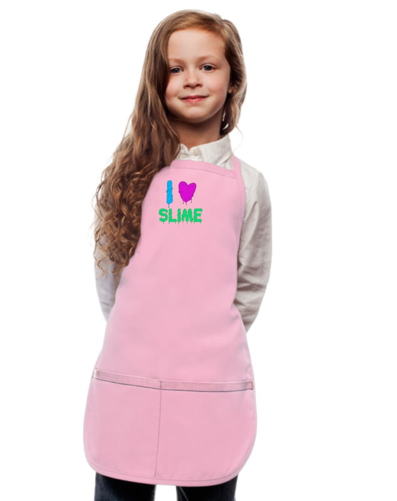 Pink Kids Cobbler Apron with High Quality Poly/Cotton Twill Fabric 