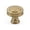 Gold, variant on Emtek 86463 Glendon 1-1/4" Mushroom Cabinet Knob From The Transitional Heritage Collection