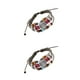 thumbnail image 4 of Minnieouse con cuentas Multi-capas Strand Girasol Pulseras trenzadas con cuerda de cáñamo Regalos para el día de San Valentín Joyería de mano Negro 2Conjunto, 4 of 6