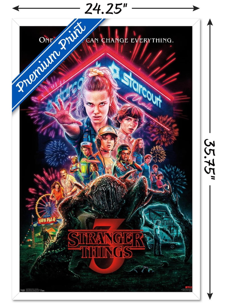 Netflix Stranger Things: Season 3 - One Sheet Wall Poster, 22.375