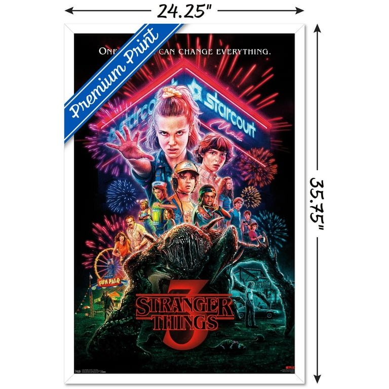 Stranger Things ポスター Netflix Stranger Things: Season 3 - One Sheet Wall Poster, 22.375