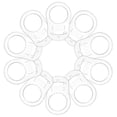 thumbnail image 1 of Anillos Adaptadores de Silicona FENICAL Transparente Compatibles con MAM para Chupete y Clip, 1 of 9