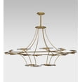 thumbnail image 5 of Meyda Tiffany 147882 Ison 36 Light 87" Wide Ring Chandelier - Brass, 5 of 6