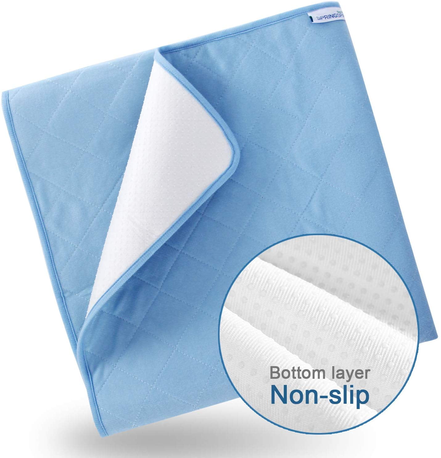 Bed Pads for Incontinence Washable(34" × 52"), Reusable Waterproof Bed