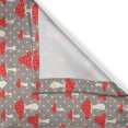 thumbnail image 3 of Ambesonne Mushroom Kitchen Curtains, Amanita Polka Dot, 55"x45", Taupe Cream Red, 3 of 3