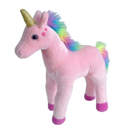 Cute Teen Stuff For Girls Cuddlekins Unicorn Plush Stuffed Animal by Wild Republic, Unicorn Party Supplies, Pink Hearts ,12 Inches ()